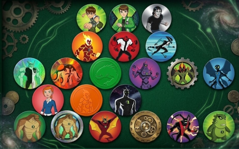 multiples-tazos-ben-10