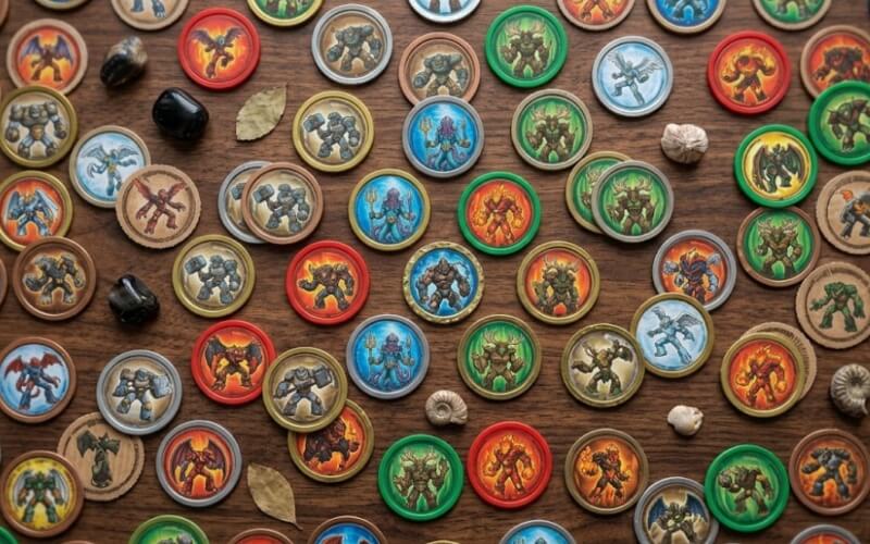 tazos-de-los-personajes-gormiti
