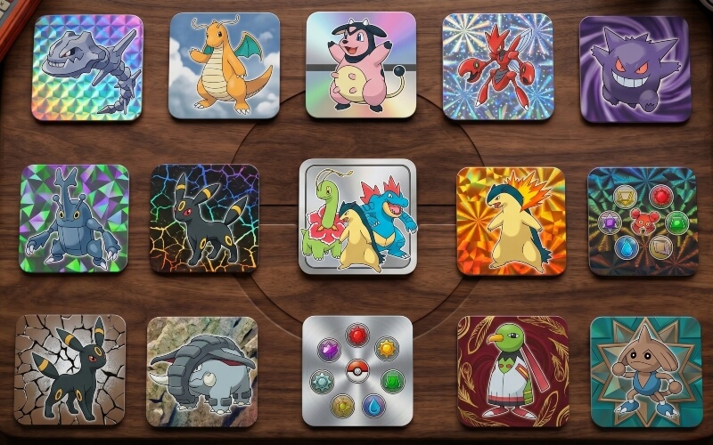 diferentes-imanes-staks-pokemon-johto league-champions
