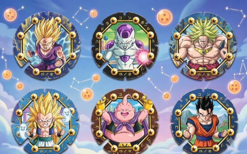diferentes-mega-tazos-dragon-ball