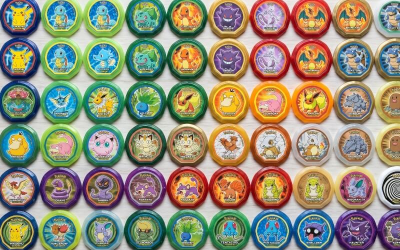 diferentes-tazos-pokemon-2005
