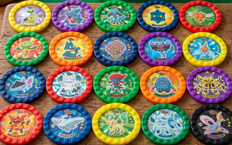 diferentes-tazos-pokemon-2008