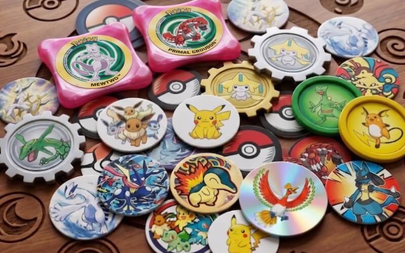 diferentes-tazos-pokemon-colores-formas