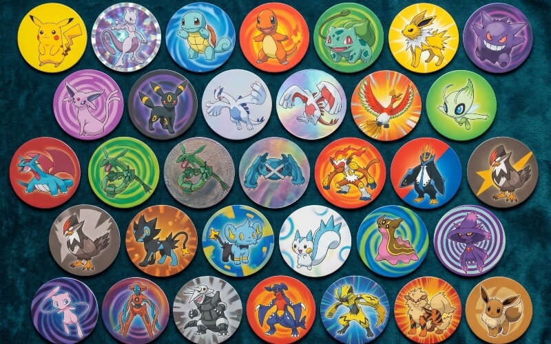 diferentes-tazos-pokemon-cuarta-generacion
