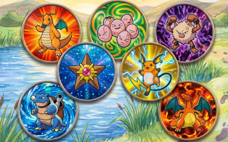 diferentes-tazos-pokemon-holograficos