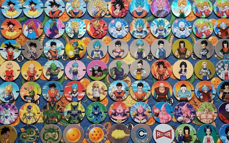 multiples-tazos-dragon-ball