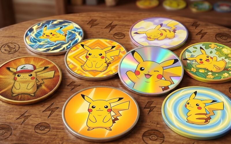 multiples-tazos-pikachu