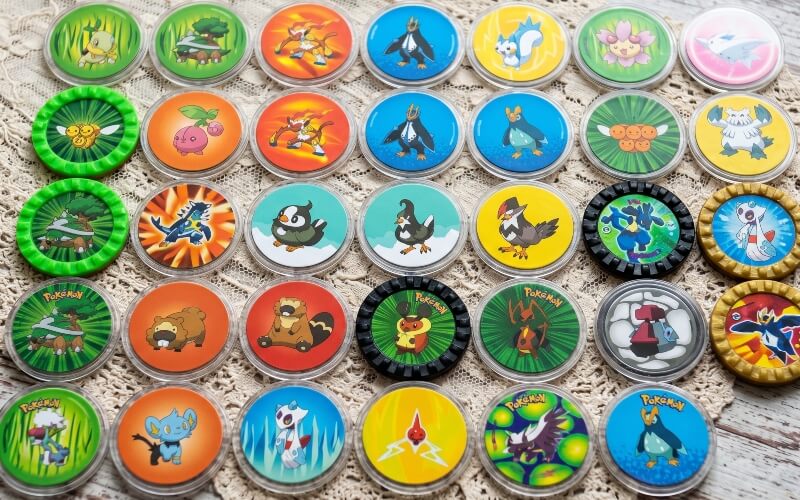 tazos-pokemon-multiples-generaciones