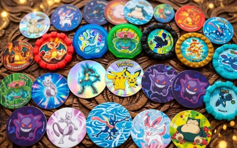 tazos-pokemon-variados-tipos