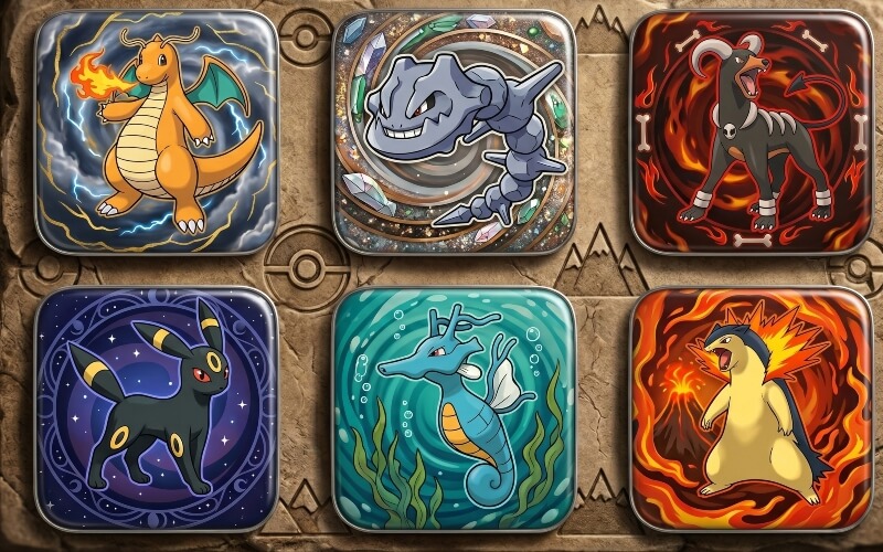 variedad-imanes-staks-pokemon-johto league-champions