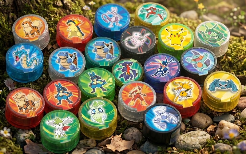 diferentes-tazos-pokemon-roller