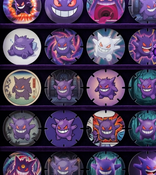 packs-tazos-gengar