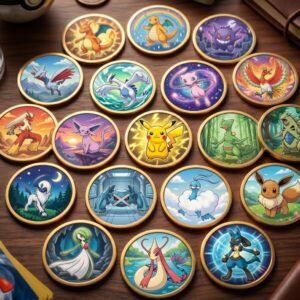 tazos-pokemon-en-color-dorado