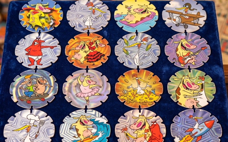 diferentes-tazos-vaca-pollo