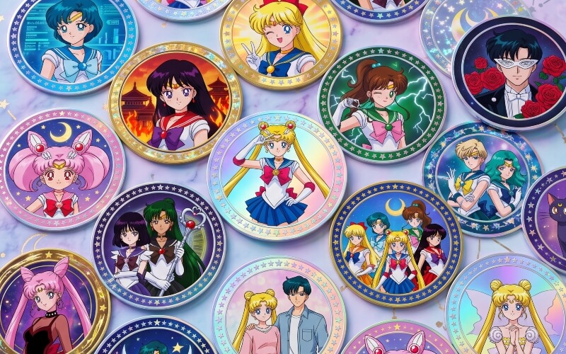 multiples-tazos-sailor-moon