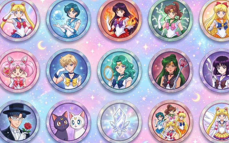 variedad-tazos-sailor-moon